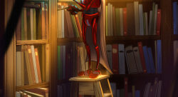 Robi bibliothèque.jpg - Luc Chatelain-illustrateur-jeunesse