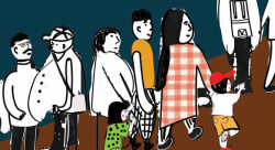 Imigrants - STELLA DIMITRAKOPOULOU-illustrateur