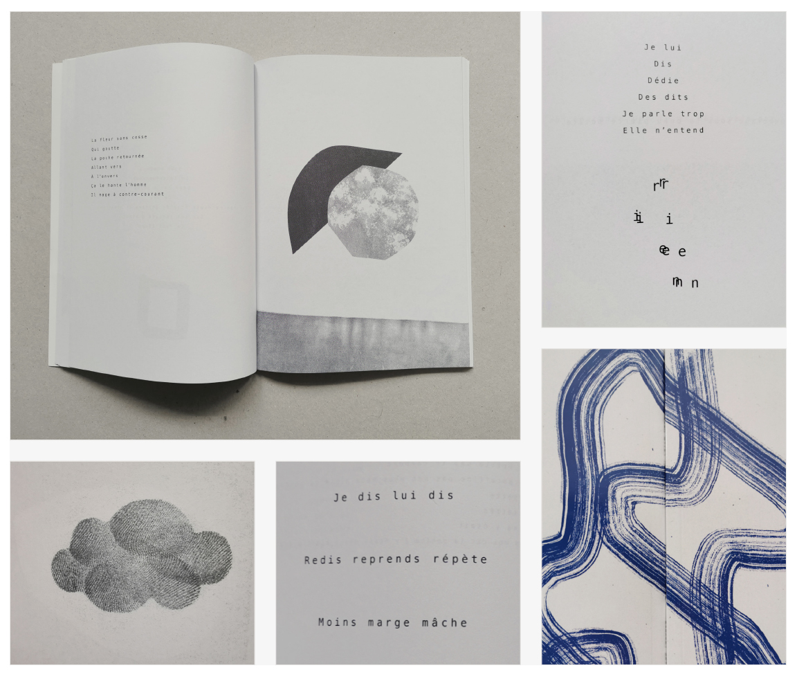 Éditions L’Ire de l’Ours _ dessins et mise en page du recueil de Marine Leconte