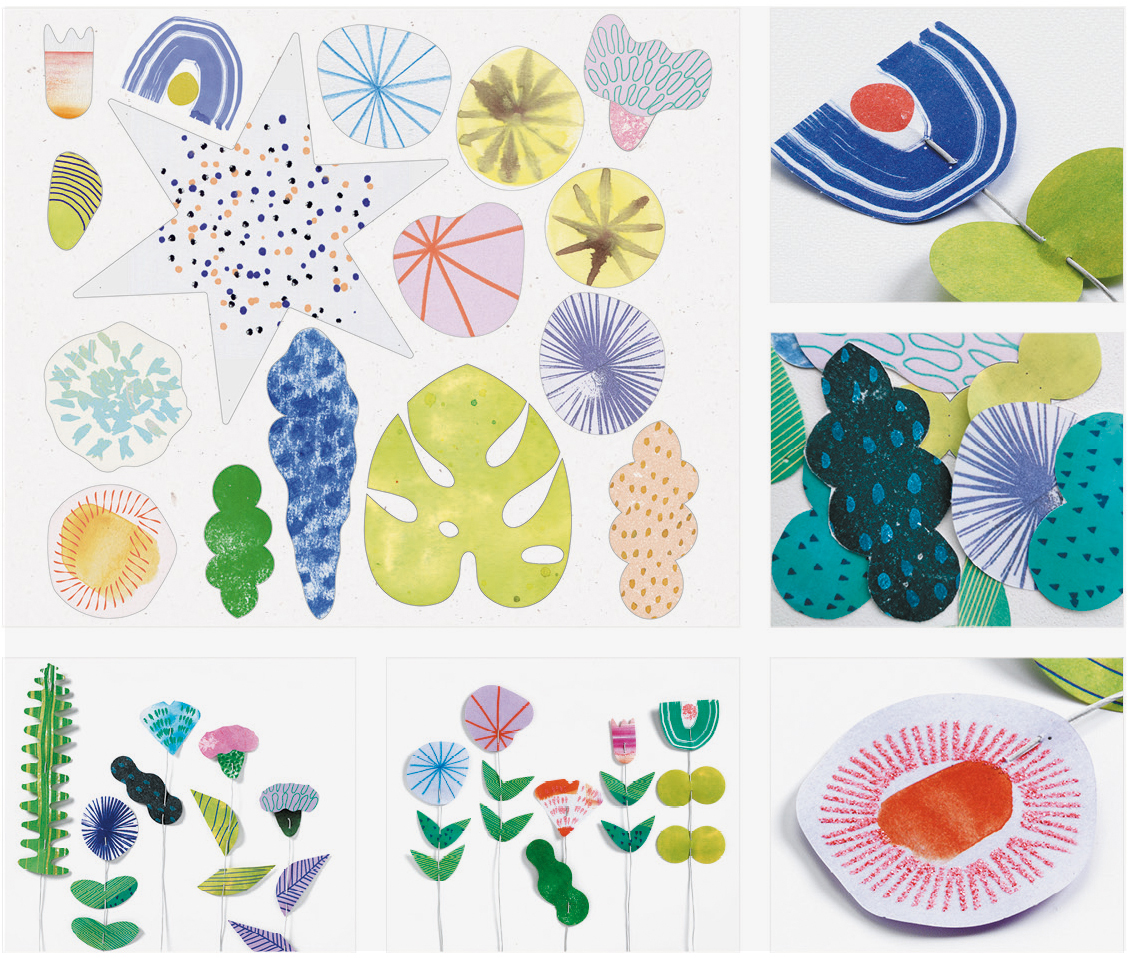 Djeco _ fleurs de papier