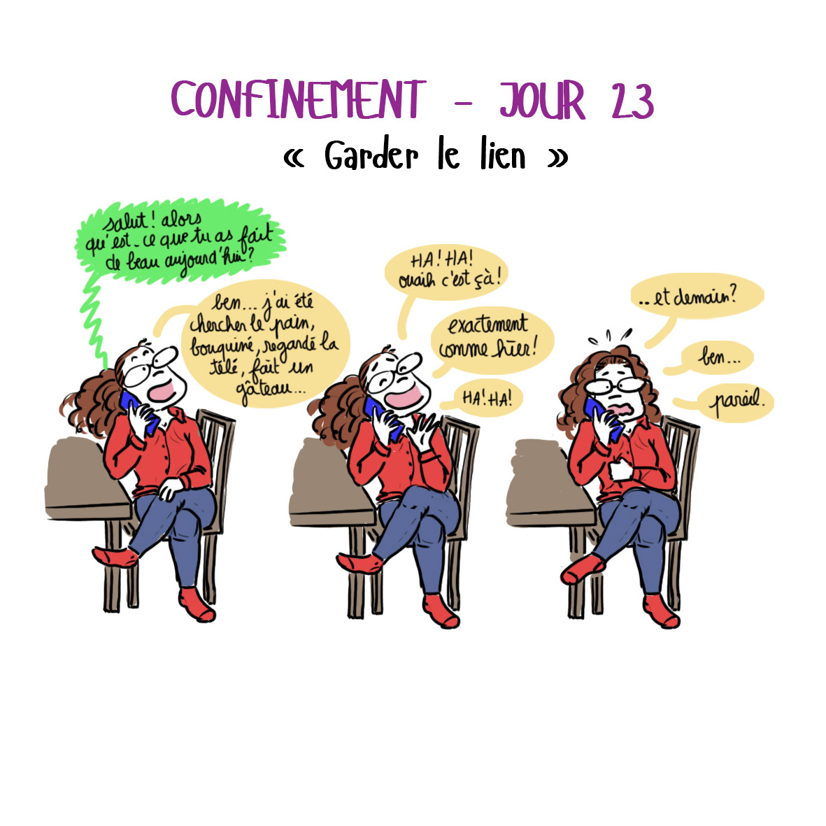 Journal de confinement - jour 23