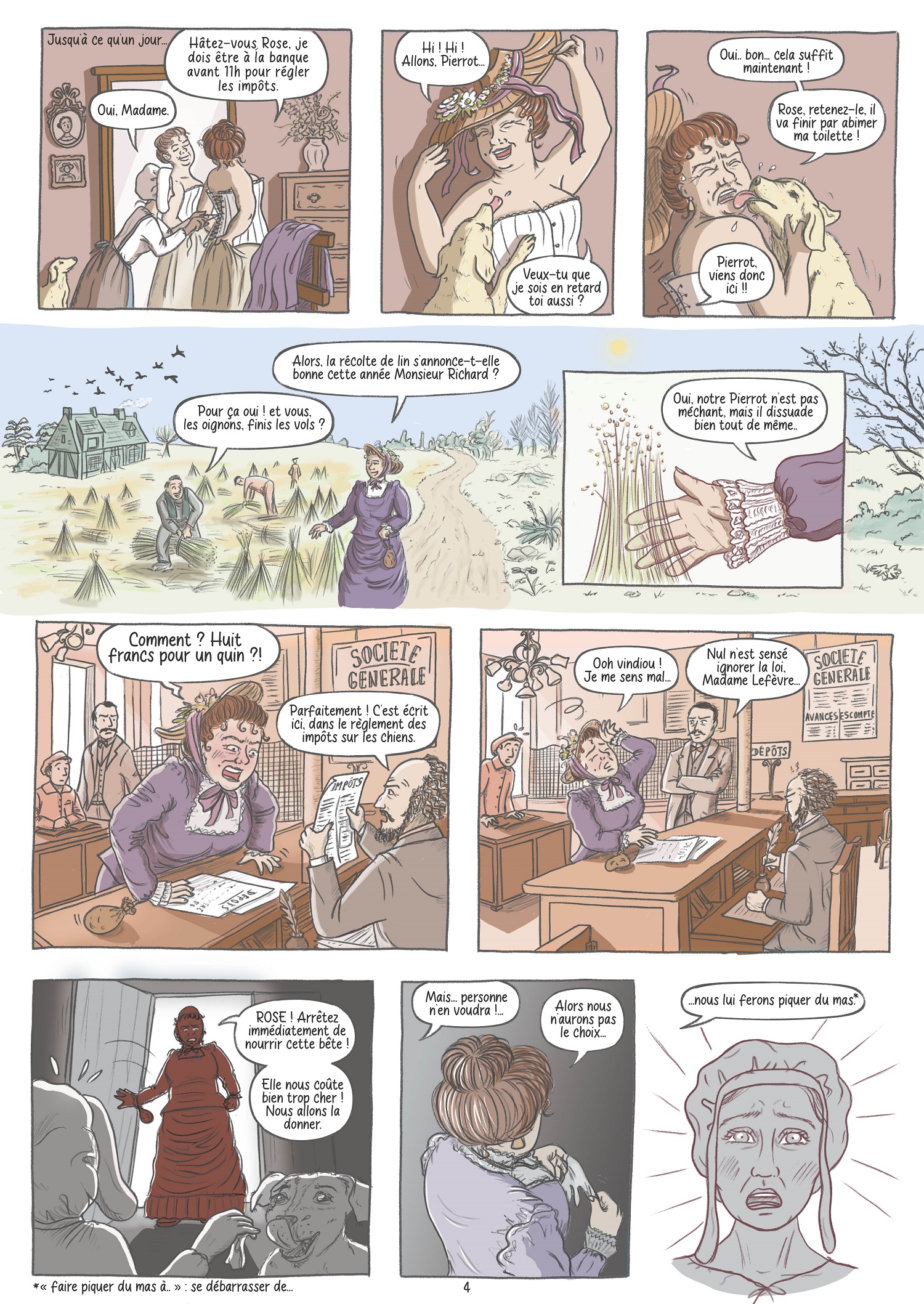 Pierrot Page 4 - Nouvelle de Maupassant