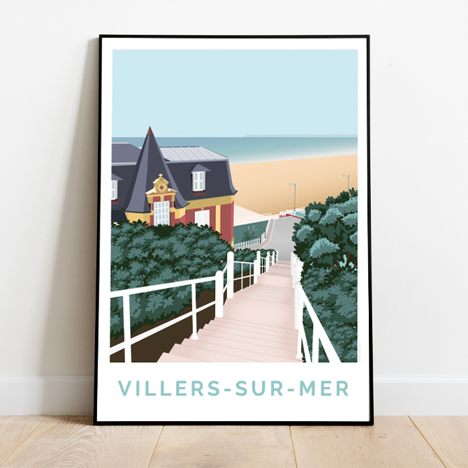 Affiche architecture Villers-sur-Mer