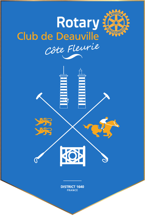 Fanion Club Rotary Deauville