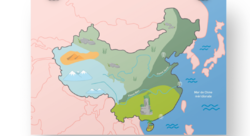 Carte de la Chine pour enfants - REYNAUD Anaïs-graphiste