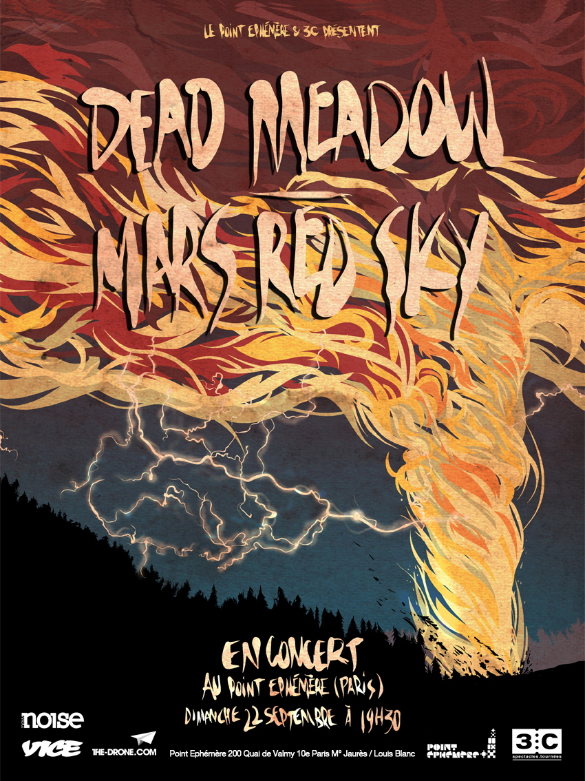 Flyer Dead Meadow Mars Red Sky