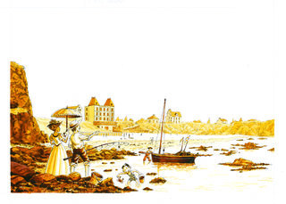 Grands Sables le Pouldu balnéaire