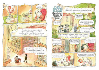 Pages 1 et 2 du mensuel BD "Les rues de Lyon" n°70