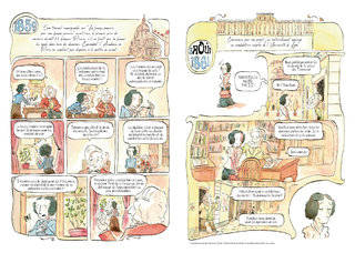 Pages 7 et 8 du mensuel BD "Les rues de Lyon" n°70