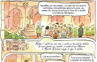 Zoom page 9 du mensuel BD "Les rues de Lyon" n°70