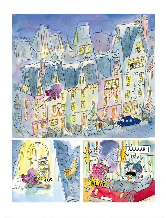 La vampire survole la ville 