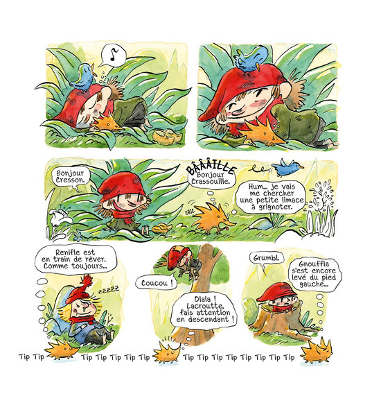 Les petits ramoneurs se réveillent. 