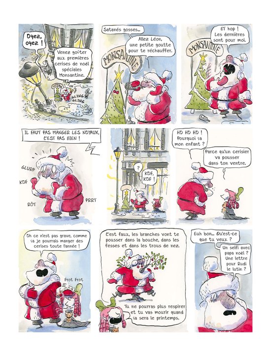 La vampire et le père noël 