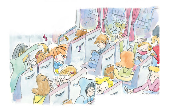 Dans le bus  