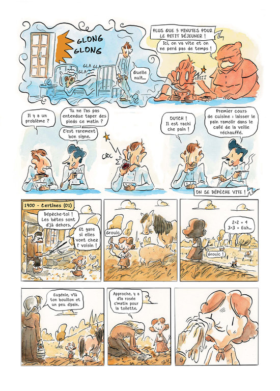Réveil au restaurant 