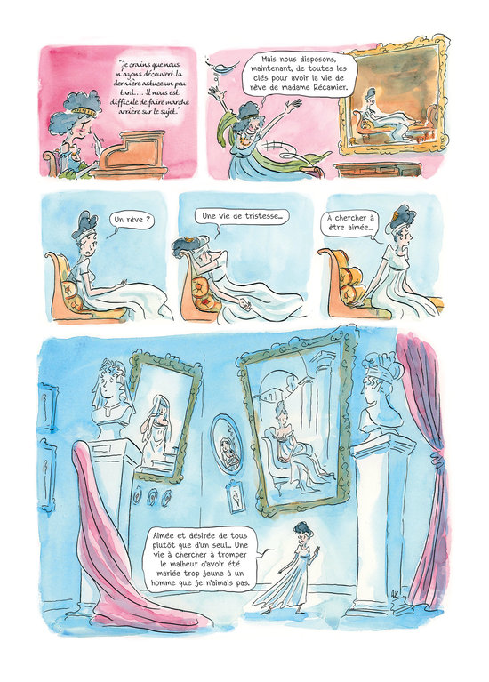 La détresse de Juliette Récamier 
