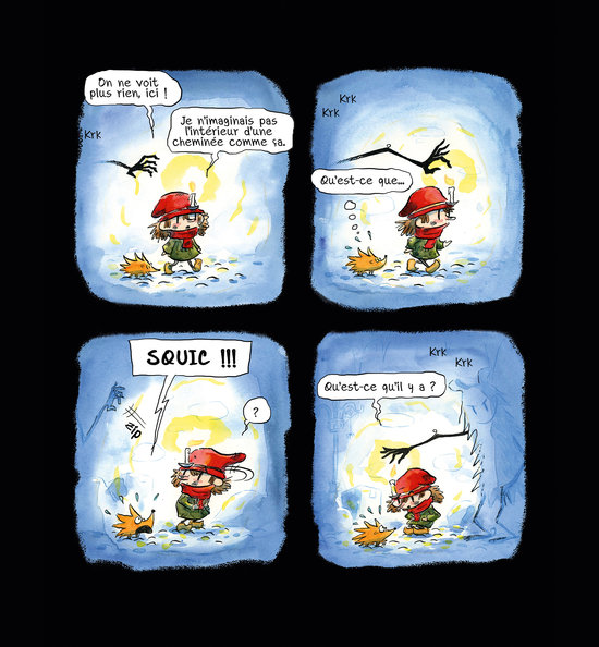 Les monstres du noir. 