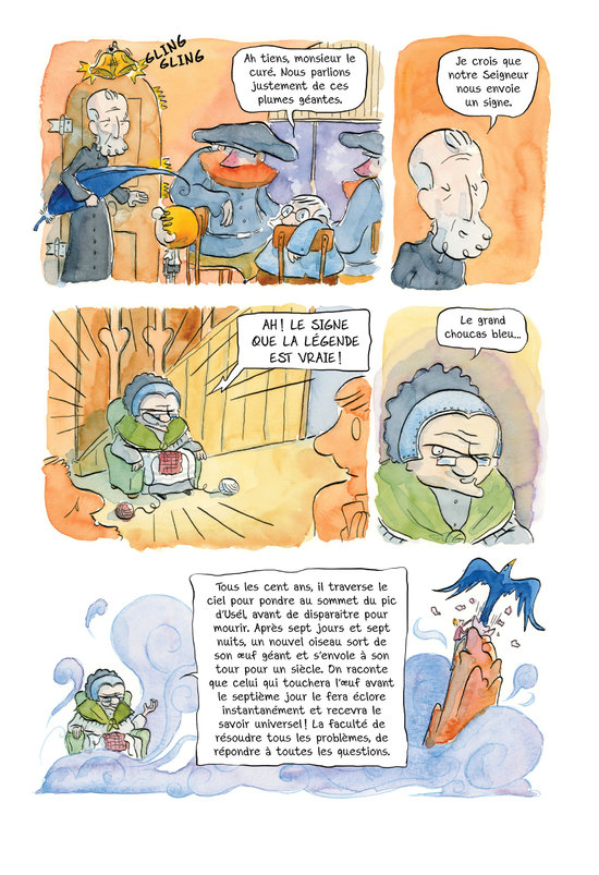 La légende du grand choucas bleu  