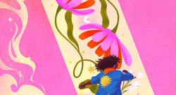 Roller skating - Couverture de magazine - Aurore Nivet-illustrateur