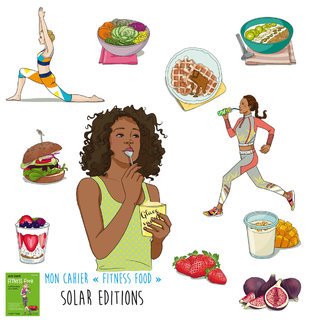 cahier "fitness food" SOLAR EDITIONS
