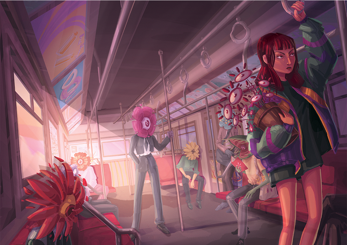 travel in the flower metro
