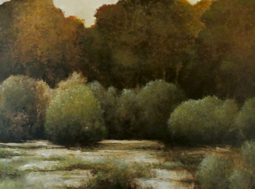 Paysage I (2023) peinture acrylique sur panneau - 60x80 cm