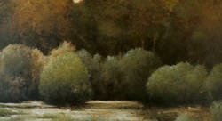 Paysage I (2023) peinture acrylique sur panneau - 60x80 cm - Bruno Robert-plasticien