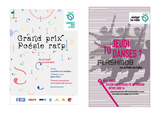 RATP - Concours poésie &amp; Jeudi Danse (projets)