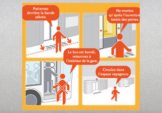 RATP - Règles d'usage de la gare bus de La Défense