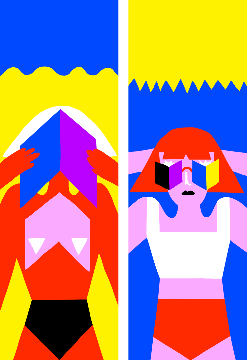 Illustrations rentrée littéraire Télérama