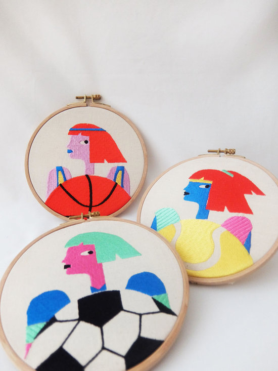 Collab broderie avec Eskistudio