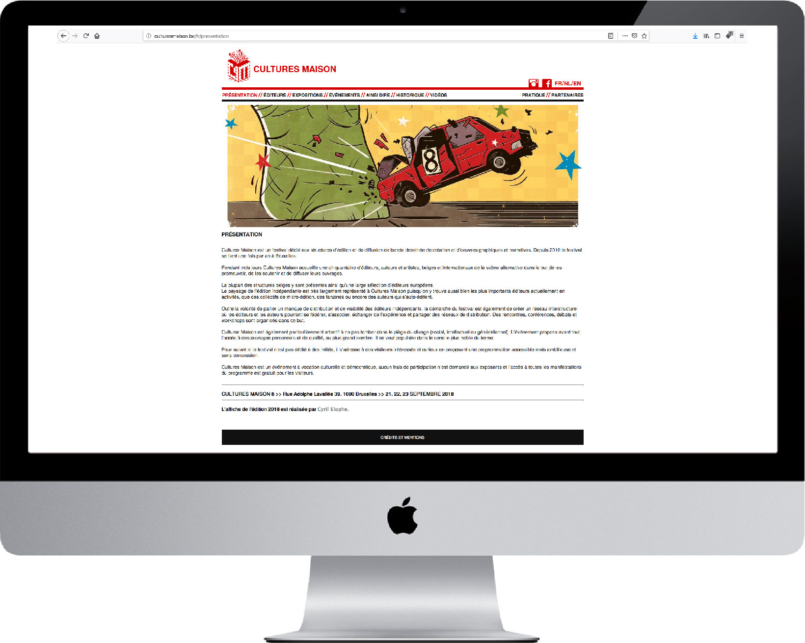 Cultures Maison :: Web design 2013 - 2018