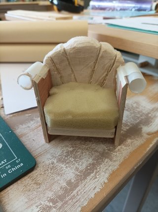 Fauteuil rose - WIP