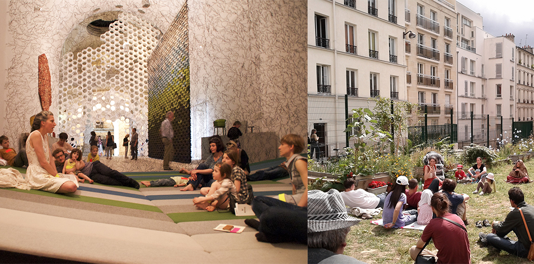 Racontées in situ, expo Bouroullec au MAD et Jardin des Jeunes Pouces, Paris