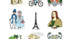 Boîte Quiz Paris, éd. Larousse 2017 - Cléo Germain-illustrateur jeunesse