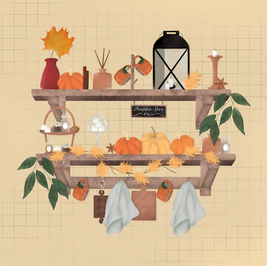 Coffee Station - Autumn Season