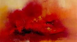 N° 209 / Acrylique et vernis - Format 80 x 80 cm - Edmond Roquier-plasticien