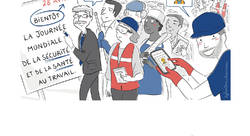 l'Assurance Maladie - Risques professionnels // campagne LinkdIn - *églantine chesneau*-illustrateur