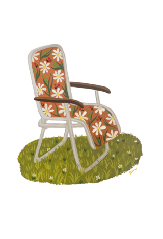 La chaise de camping