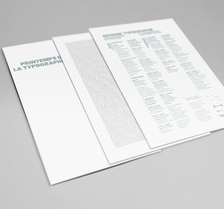 Printemps de la Typographie 2013 - Affiche