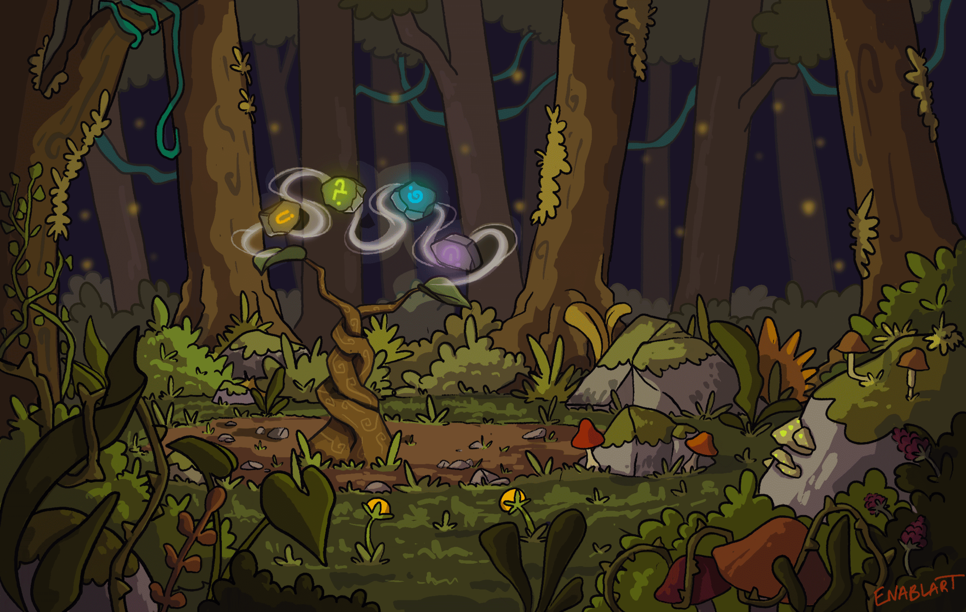 Hidden runes