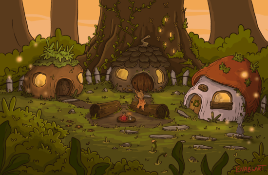 Tiny village