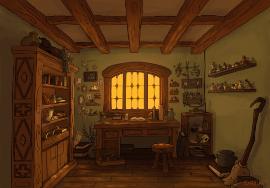 Witchy office