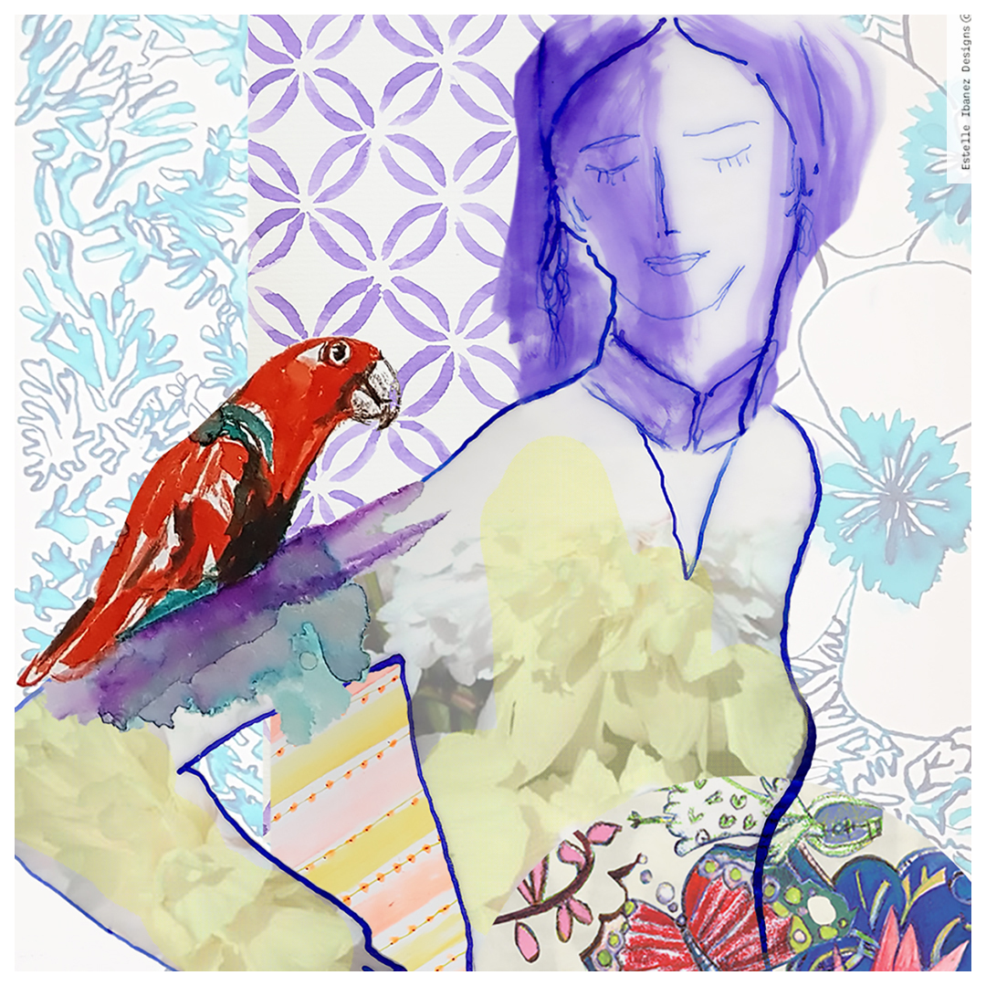 La femme au perroquet