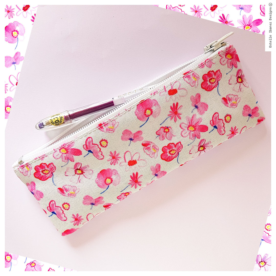 Motifs floraux aquarelles