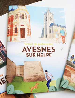 Avesnes-sur-Helpe - couverture livrets office de tourisme de L'Avesnois