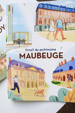 Ville de Maubeuge - couverture livrets office de tourisme de L'Avesnois