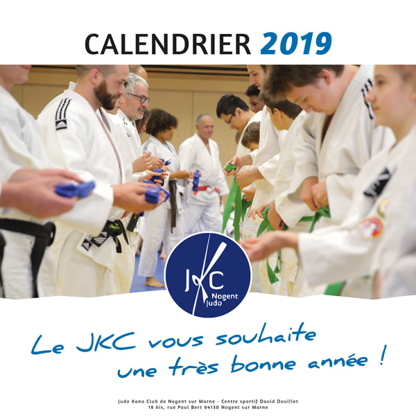 Calendrier pour le club de Judo JKC Nogent sur Marne