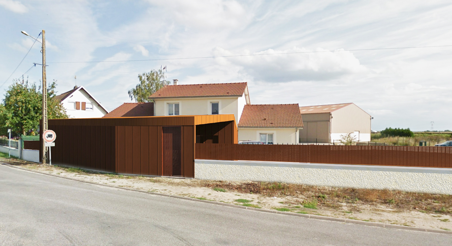 Extension d'une maison à Vauclerc