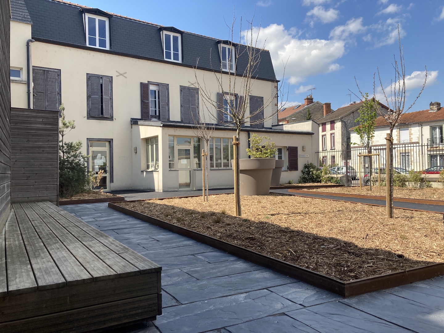 Centre Jacquesson Vue sur le Jardin JACQUESSON